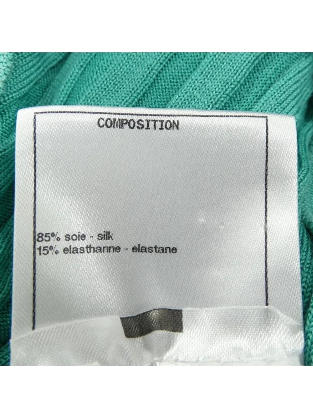 Chanel Knit Sweater Green